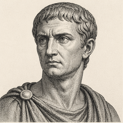 Woodcut portrait of Cato the Younger, Roman Senator and Stoic philosopher who embodied the Holding Mode of honor under pressure
